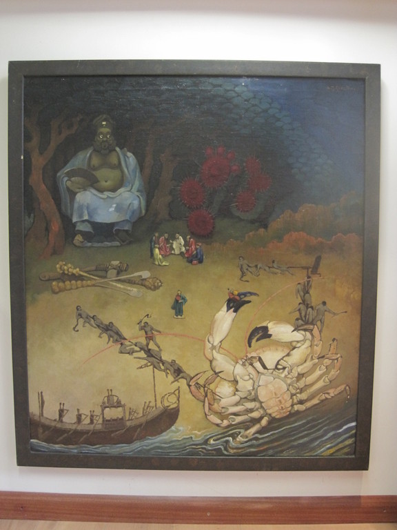 A.J.Grootens 1864-1957 Magisch Realisme omstreeks 1930 olieverf op doek kopen? Bied vanaf 1!