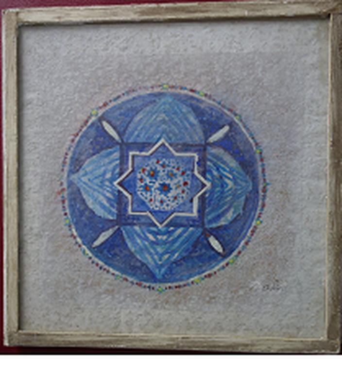 Bertus Jonkers, aquarel, met goudpoeder. kopen? Bied vanaf 25!