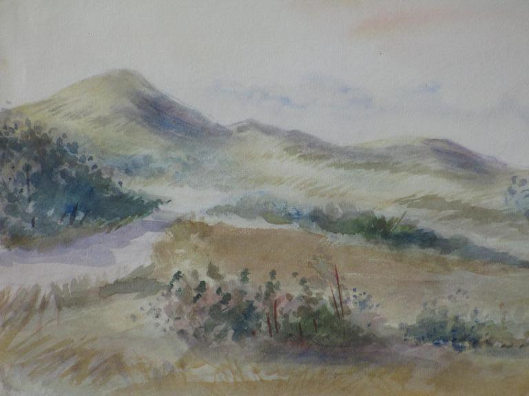 Han Krug, Kinderen in de duinen, Aquarel kopen? Bied vanaf 25!