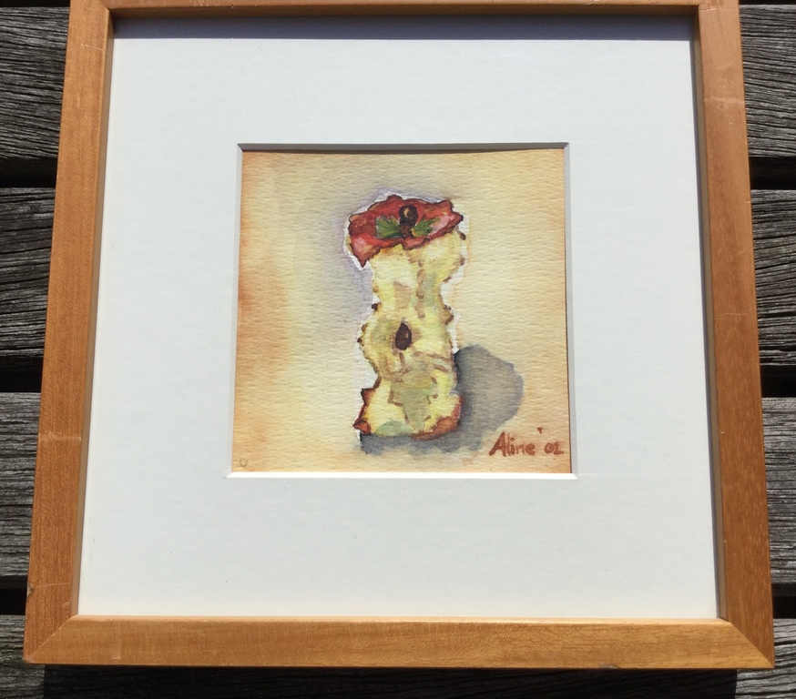 Aquarel: Klokhuis, Kunstenaar onbekend (Aline) kopen? Bied vanaf 1!