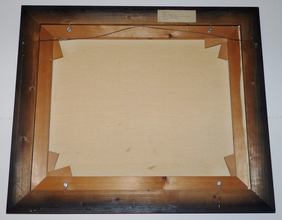 Jan van den Berg: Olieverf op doek, Pop in het water kopen? Bied vanaf 375!