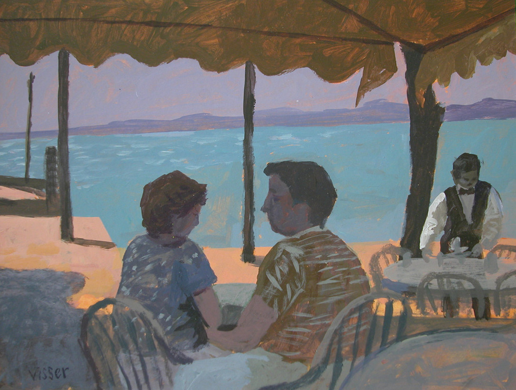 Hendrik Jan Visser, BRIEF ENCOUNTER, acryl op papier kopen? Bied vanaf 1!