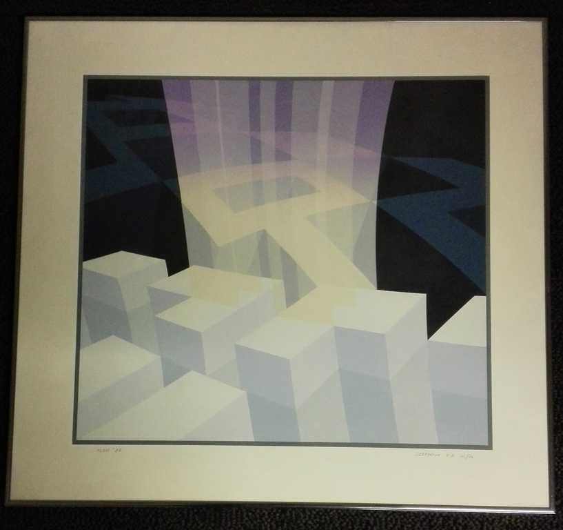 Hans Klaui, zonder titel, zeefdruk kopen? Bied vanaf 35!