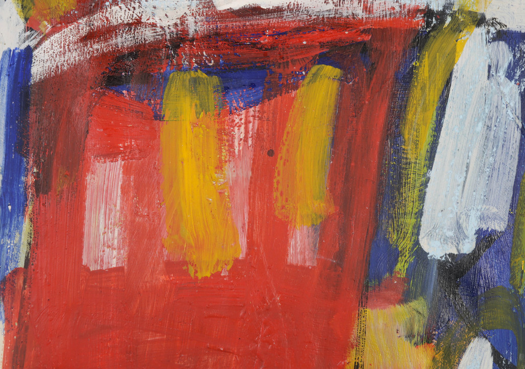 Onbekend gesigneerd: Acryl op papier, Pushkar Lingam  kopen? Bied vanaf 1!