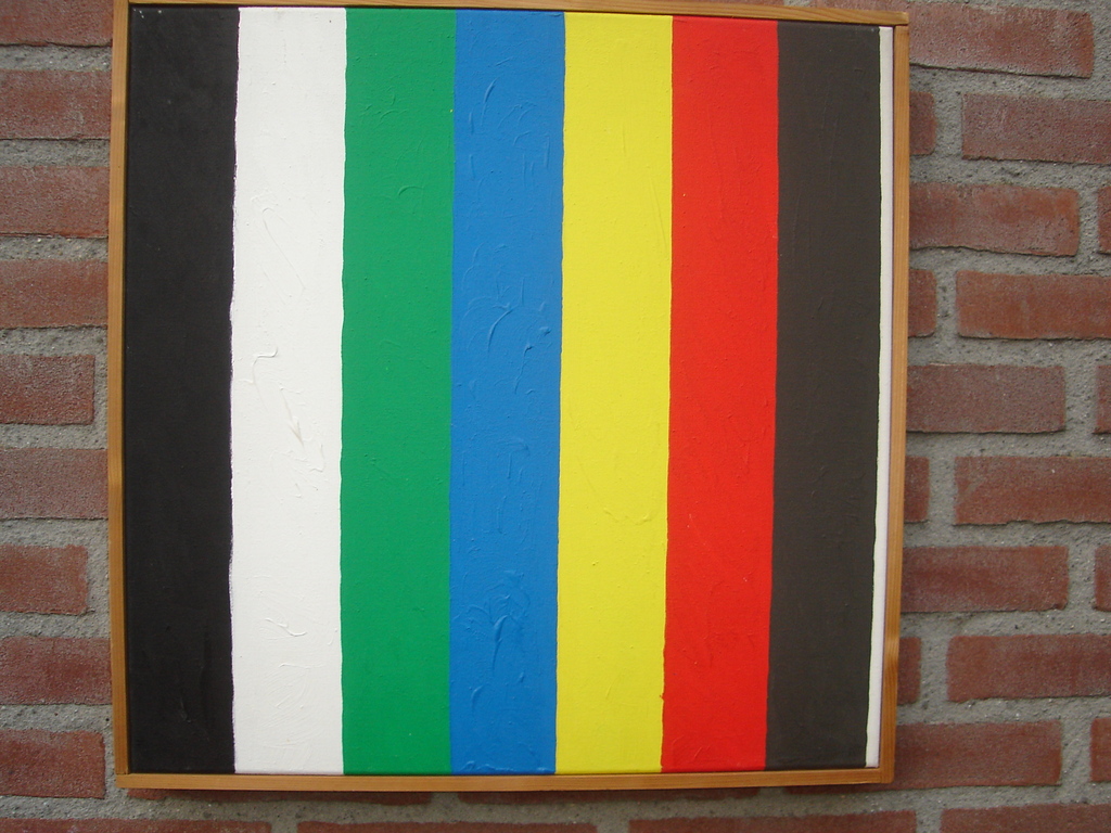 joost van oss schilderij  my colours  4 1982 verkocht voor € 150!