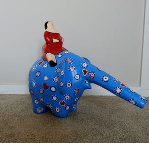 Ada Breedveld - Ada Breedveld - beeld: Blauwe olifant harten - 2008 kopen? Bied vanaf 95!