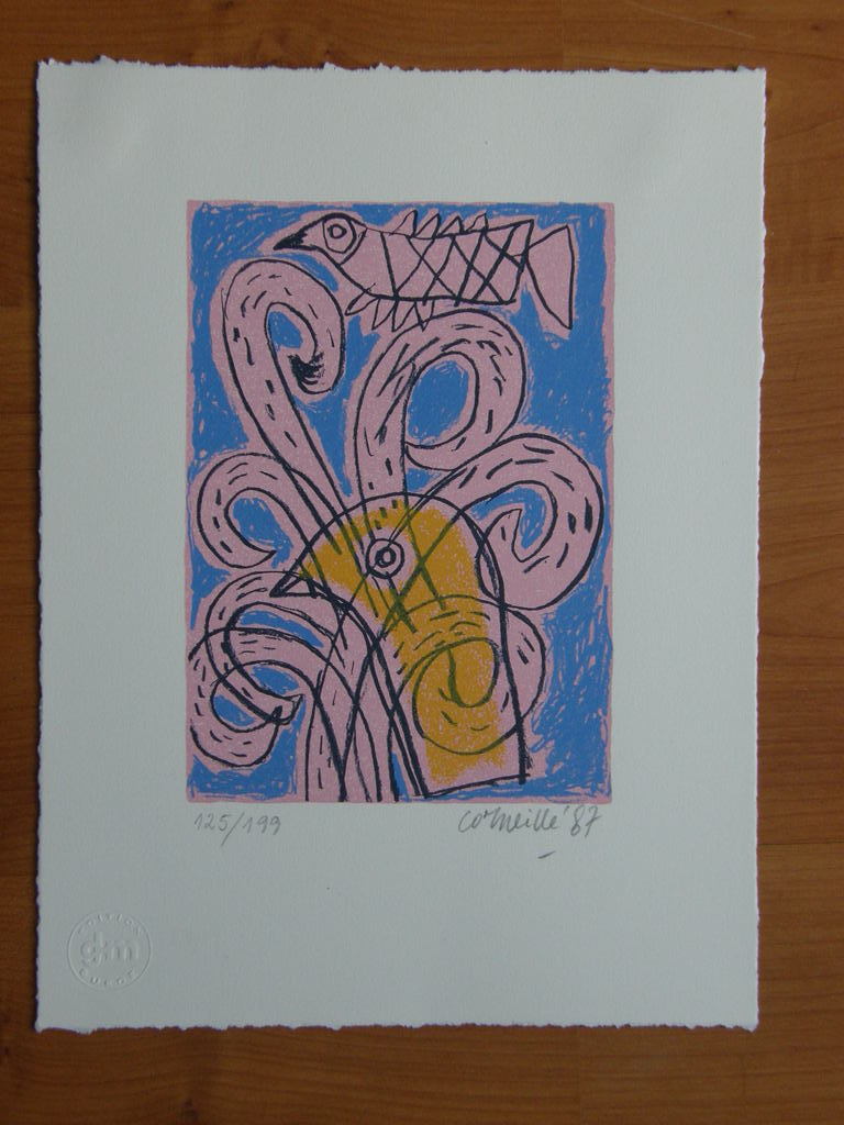 Corneille: Litho, genummerd, potlood gesigneerd kopen? Bied vanaf 85!