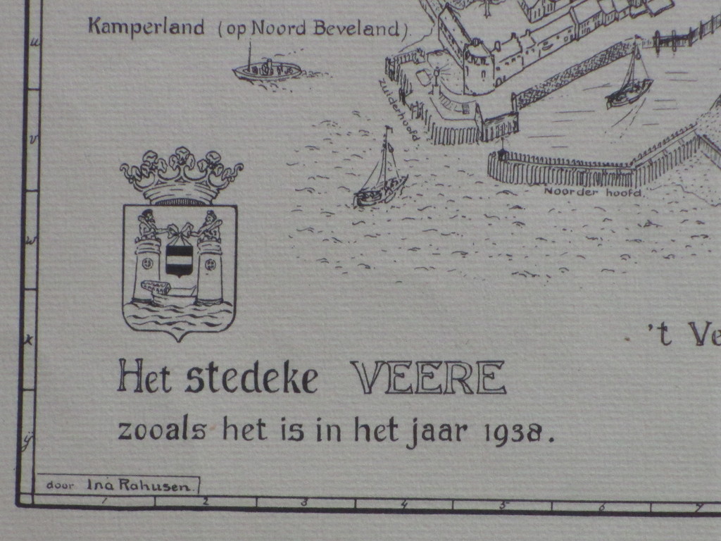 Ina Rahusen, Het stedeke Veere, Litho 1938 kopen? Bied vanaf 1!
