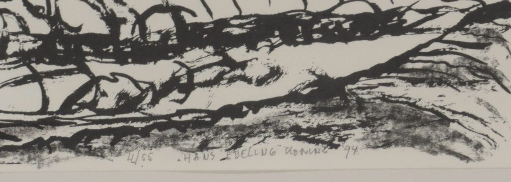 Hans Ebeling Koning: Zeefdruk, Z.T. - Ingelijst kopen? Bied vanaf 20!