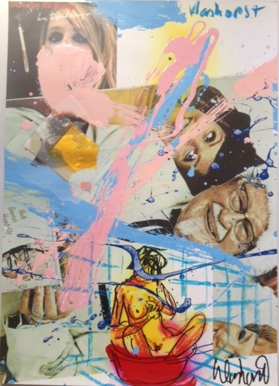 Peter Klashorst , gem. Techniek op papier titel: KFC girl kopen? Bied vanaf 1!