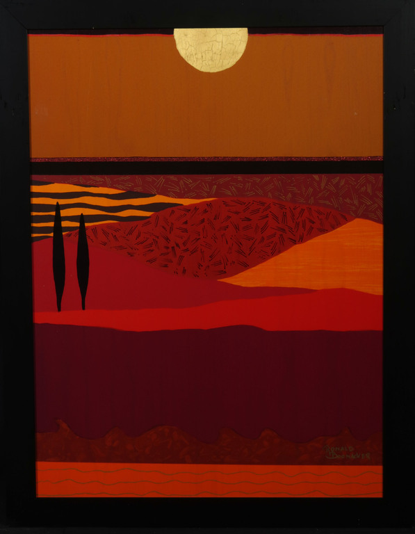 Ronald Boonacker: Zeefdruk op paneel, Il Belpaese II - Ingelijst kopen? Bied vanaf 1!