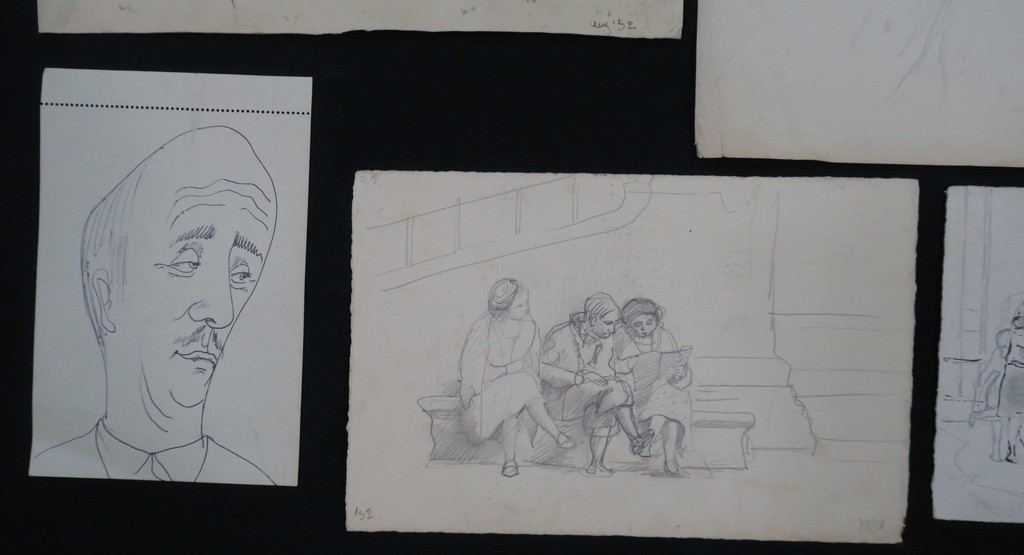 Harm Kamerlingh Onnes: 6 Tekeningen, o.a. Schoolmeisjes in gymnastiekzaal kopen? Bied vanaf 1!