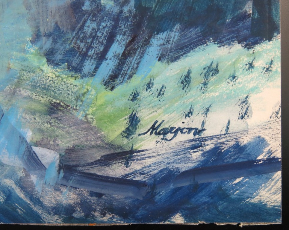 Marjon de Wit: Gemengde techniek op papier, Newlyn Cornwall kopen? Bied vanaf 1!
