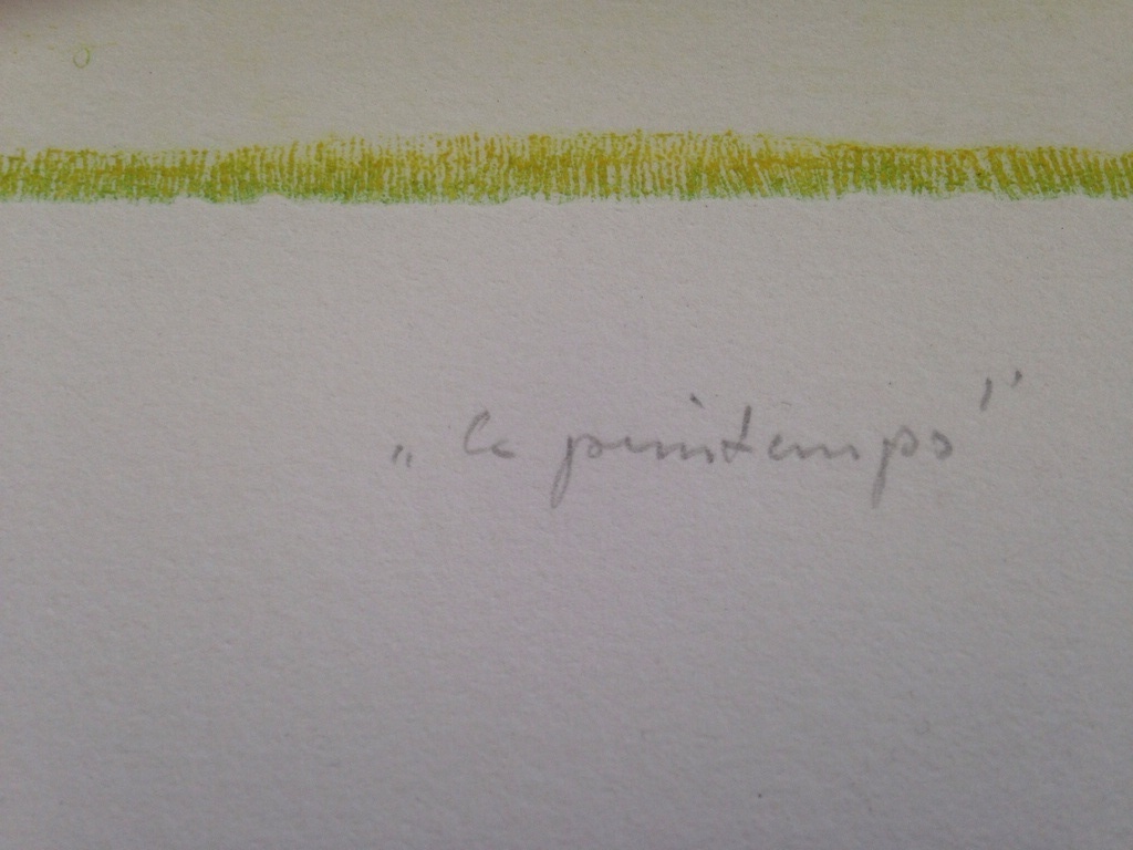 Eduard Flor: grafiek, le printemps 170/190 kopen? Bied vanaf 15!
