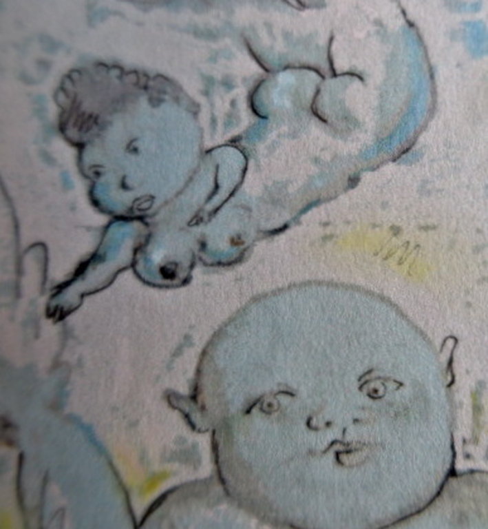 Jef van Tuerenhout - ‘What is on your mind’- Kleurenlitho -gesigneerd -ingelijst kopen? Bied vanaf 1!