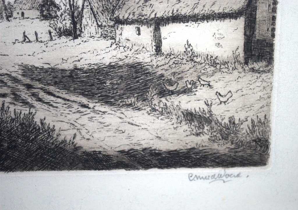 C.M.VAN DER WOERD, Brabants landschap, ETS kopen? Bied vanaf 25!