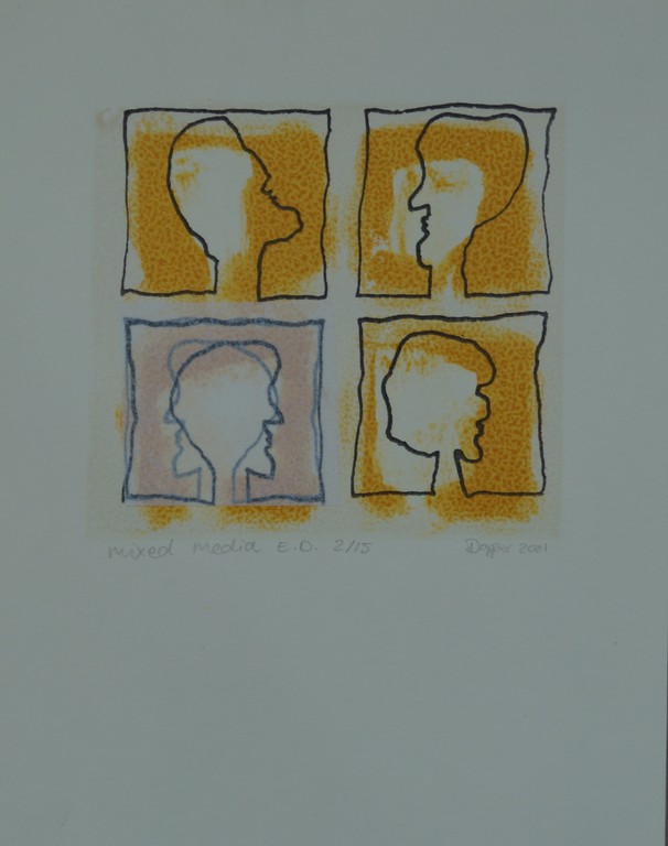 Hester van Dapperen - gemengde techniek op papier - 2001 kopen? Bied vanaf 7!