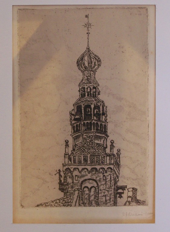 Elisabeth  Adriani  Hovy  -  ets van Speeltoren te Monnikendam. kopen? Bied vanaf 5!