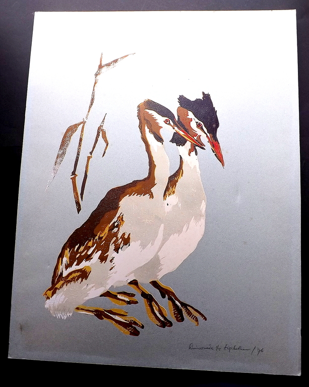 Andre Anne Tigchelaar - Linosnede -1976 kopen? Bied vanaf 1!