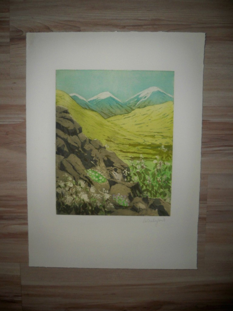 Willy Belinfante - Blue Marine / Montagne - Kleurenets kopen? Bied vanaf 35!