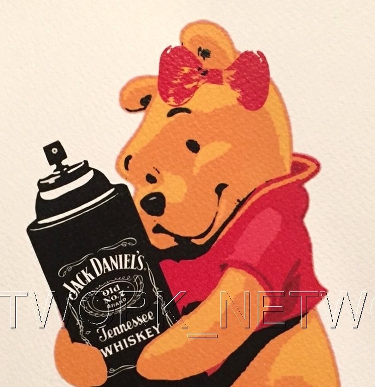 DEATH NYC "Drunk Bear" n° A/P - Signed with COA (Artist Proof) kopen? Bied vanaf 1!