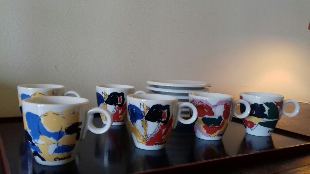  6 Espresso/Mokka kop en schotels - JAN CREMER. kopen? Bied vanaf 24!