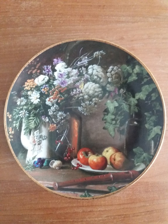 Sierbord Koninklijke MOSA Kees van den Berg - Stilleven met veldbloemen kopen? Bied vanaf 50!