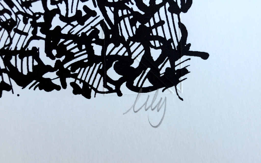 Lily Priester - Elegance - gesigneerde zeefdruk - 1987 kopen? Bied vanaf 35!