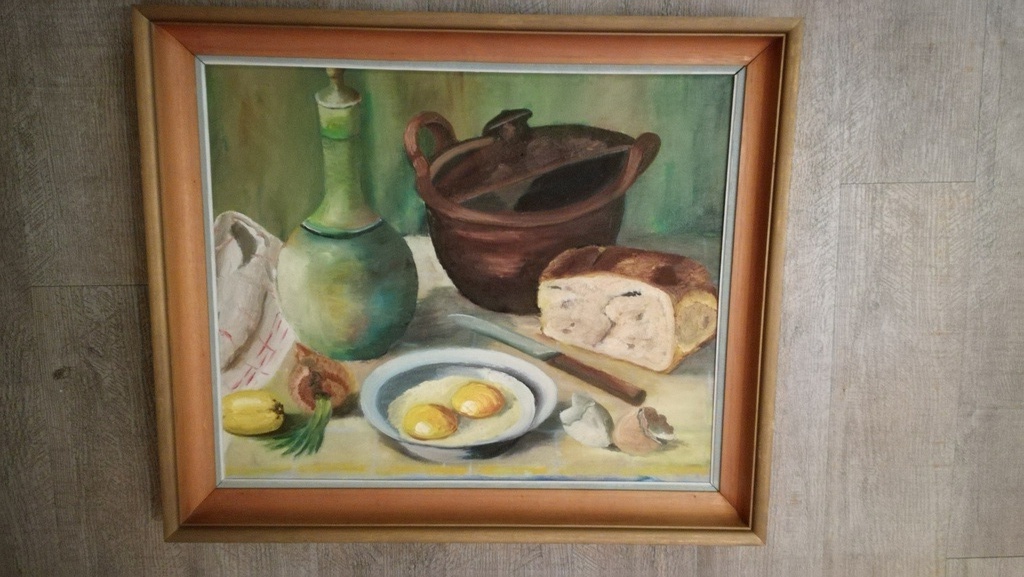 Onbekend kunstenaar, Olieverf op doek, Stilleven kopen? Bied vanaf 25!