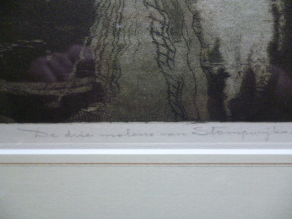 Tjeerd Bottema - kleurenets - De drie molens van Stompwijk kopen? Bied vanaf 285!