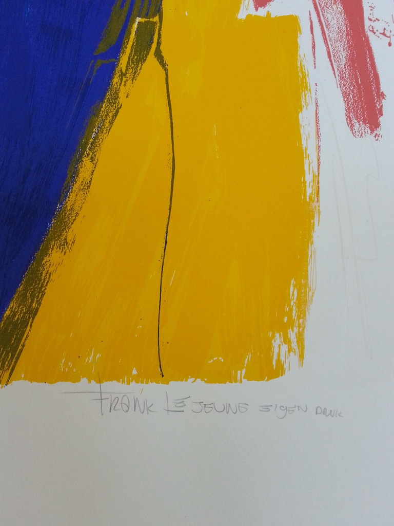 Frank lejeune, zeefdruk zonder lijst, Titel  kopen? Bied vanaf 40!