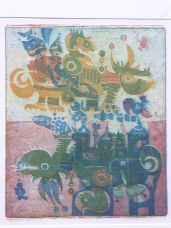 Michel F. van Overbeeke - kleurenets - Fata Morgana verkocht voor € 50!