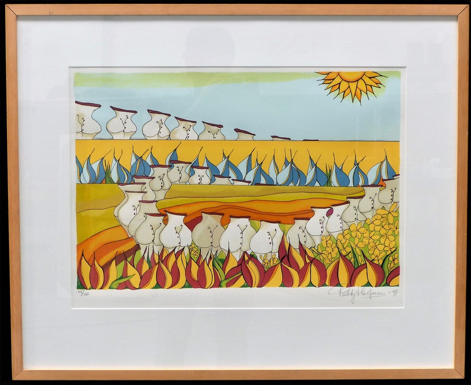 Patty Harpenau,Zeefdruk,Nieuwe Lijst,Handgesigneerd, kopen? Bied vanaf 60!