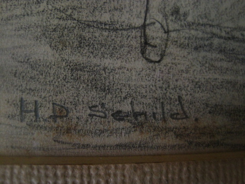 Originele 1910 potloodtekening "Dordrecht Grote kerk" Hend.D Schildt gesigneerd  kopen? Bied vanaf 1!