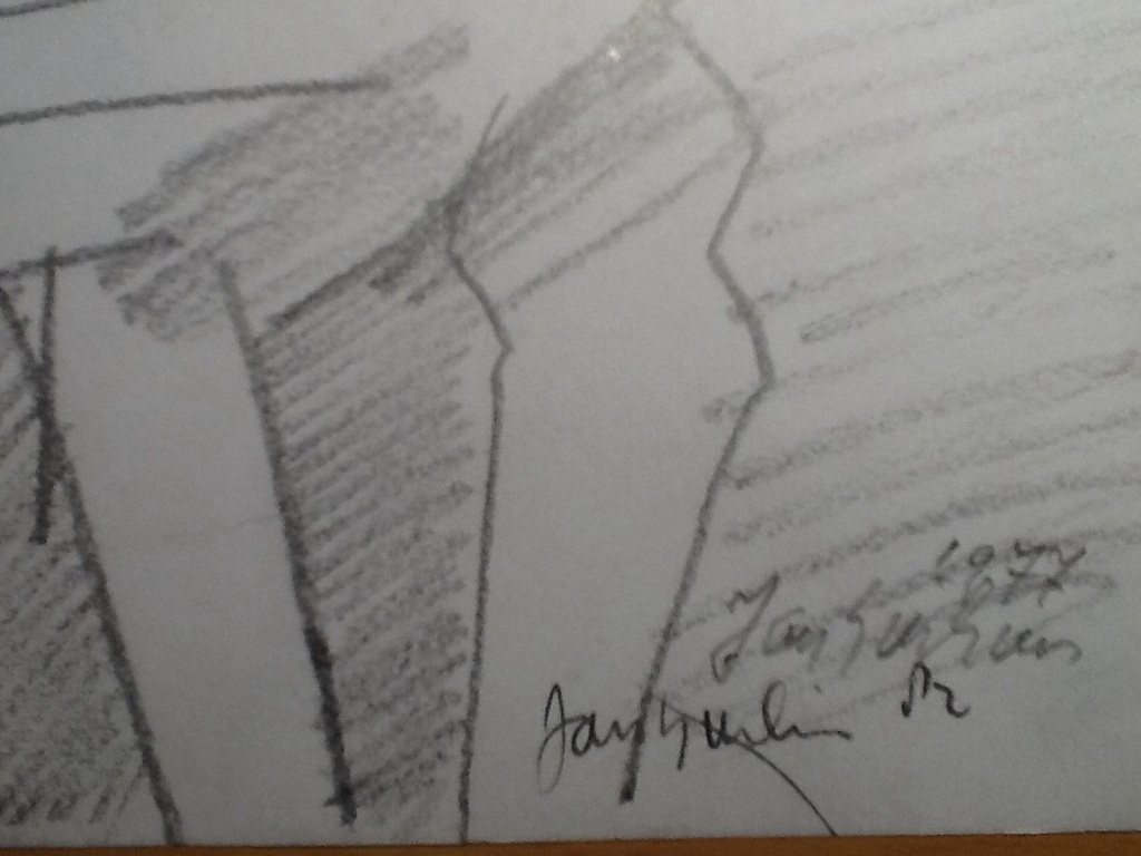 Jan Sierhuis: 2 tekeningen op papier,Stilleven in landschap, Dier in landschap. kopen? Bied vanaf 75!