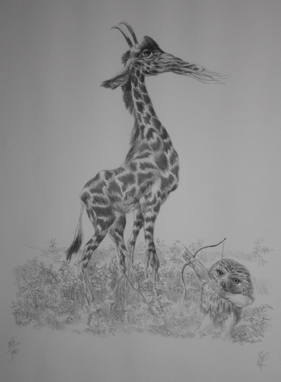 Peter Vos grote litho uit 1969. kopen? Bied vanaf 70!