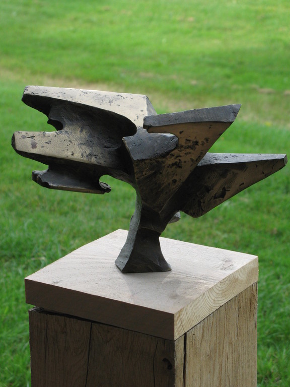 RIEN GOENE (Utrecht)  - unicum Bronzen Abstract - Perfecte staat (80 cm Hoog) verkocht voor € 1450!