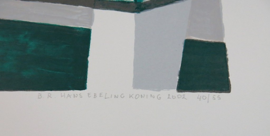 Hans Ebeling Koning: Zeefdruk, Brug Rechts kopen? Bied vanaf 1!