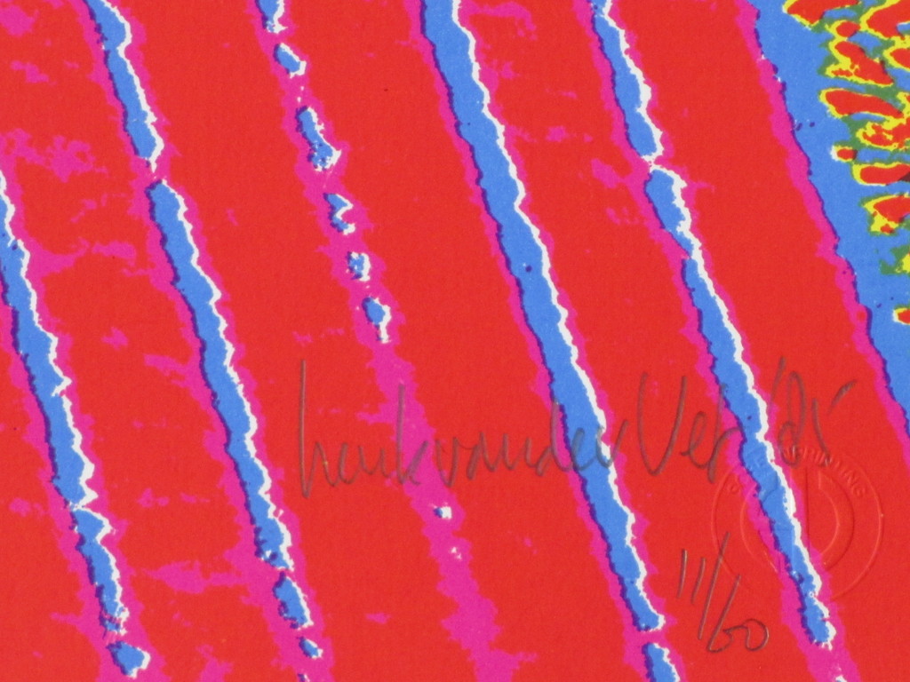 Henk van der Vet, Straaljagers boven bollenvelden, Zeefdruk kopen? Bied vanaf 40!