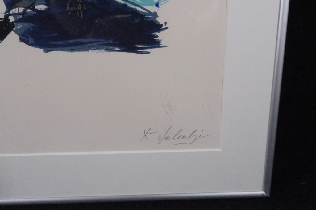 Kees Salentijn: Zeefdruk, Hommage a Van Gogh IV - Ingelijst kopen? Bied vanaf 40!