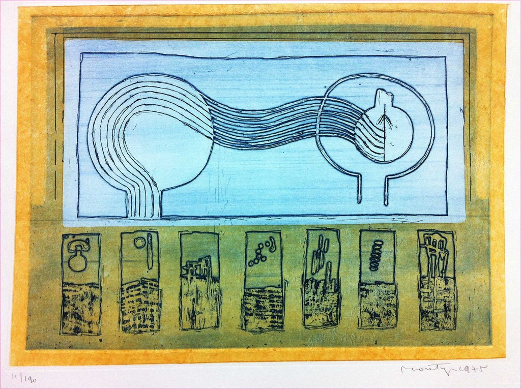 Jan Montyn, litho, ZT verkocht voor € 100!