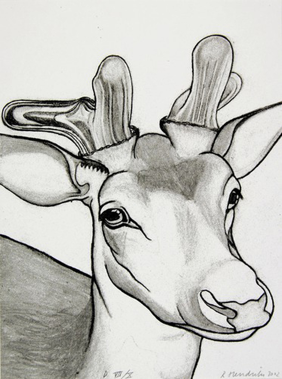 Rosemin Hendriks - zeefdruk - zonder titel uit de uitgave 'Park' kopen? Bied vanaf 250!