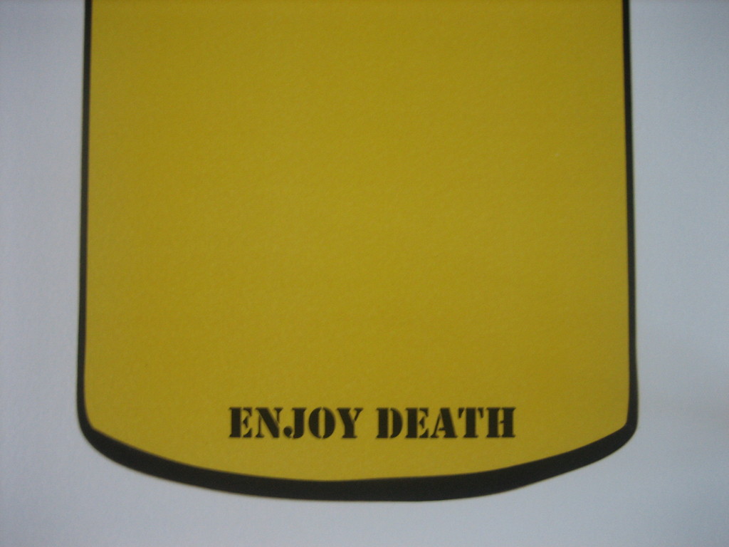 DEATH NYC Limited Edition Art print Graffiti Signed "Enjoy Y Spray" Rare 2013 kopen? Bied vanaf 1!