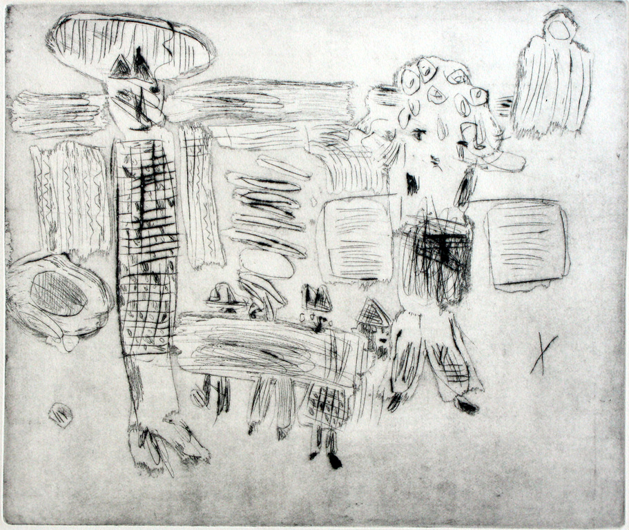 SUMMER SALE - Henk Huig  1963 - ets ea. (perfecte staat) kopen? Bied vanaf 25!