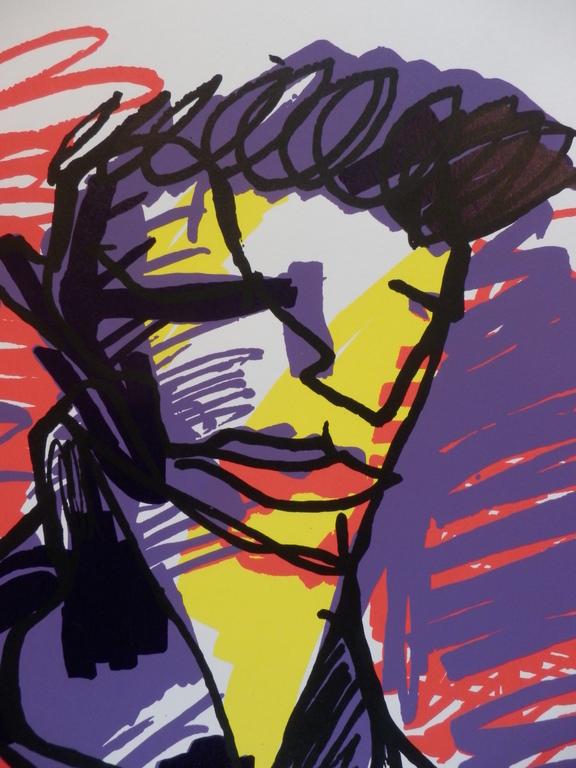 HERMAN BROOD, Gelimiteerde en HANDGESIGNEERDE Zeefdruk  ELVIS kopen? Bied vanaf 155!