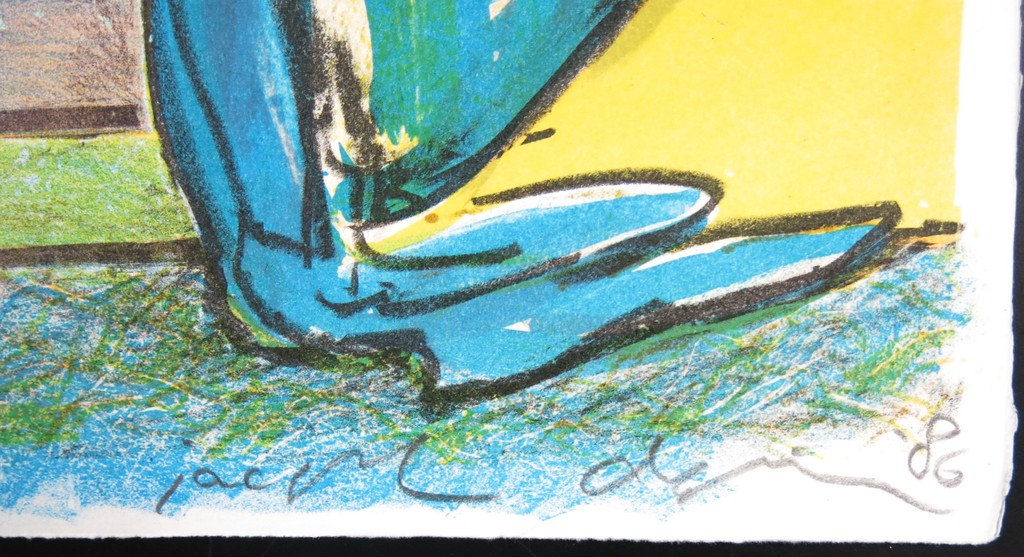 Jacqueline de Jong: Litho, Z.T. Figuren kopen? Bied vanaf 20!