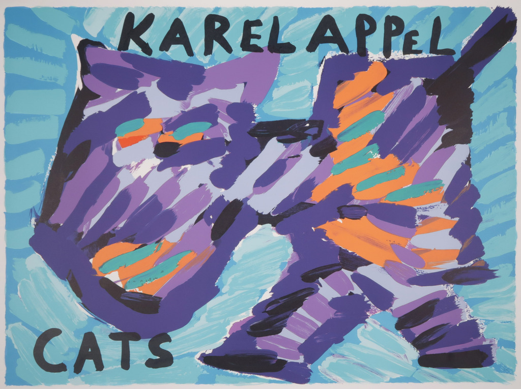 Karel Appel: Litho, Cats kopen? Bied vanaf 1!