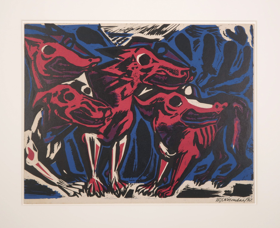 Willem Rozendaal: Lino, Honden in rood kopen? Bied vanaf 50!