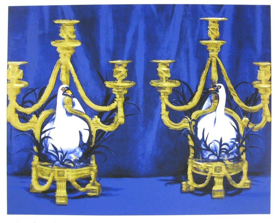 Rob Scholte Blue Period XIII, 2011, Zeefdruk en Print. h.c. Gesigneerd/Genummerd verkocht voor € 125!