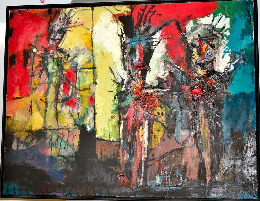 Rik van Iersel - The house of my dreams (1991) / olieverf op doek kopen? Bied vanaf 1250!